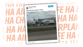 Tell Us What the Hell These Two Planes Think Is So Damn Funny